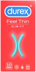 Durex Feel Thin Slim Fit - 10    - 