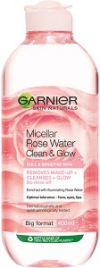 Garnier Clean & Glow Micellar Rose Water -       - 