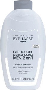 Byphasse Men Urban Swing Shower Gel & Shampoo -        -  