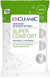 Cleanic Super Comfort Intimate Wet Wipes -     , 20  - 