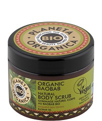 Planeta Organica Naural Body Scrub Cream Organic Baobab -       Baobab - 