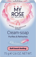 My Rose Purifies & Refreshes Cream-Soap -        - 