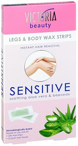 Victoria Beauty Sensitive Wax Strips - 20         - 