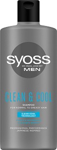 Syoss Men Clean & Cool Shampoo -           Syoss Men - 