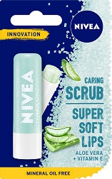 Nivea Aloe Vera + Vitamin E Caring Scrub -         E - 