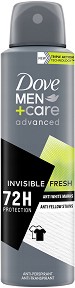 Dove Men+Care Advanced Invisible Fresh Anti-Perspirant -      - 