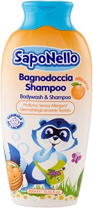 SapoNello Bodywash & Shampoo Apricot -      2  1     -  