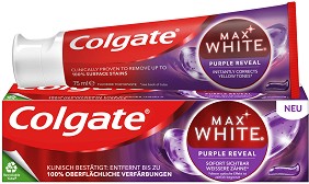 Colgate Max White Purple Reveal Toothpaste -     -   