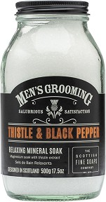 Scottish Fine Soaps Men's Grooming Thistle & Black Pepper Mineral Soak -        Men's Grooming - 