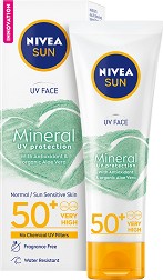 Nivea Sun Face Mineral UV Protection SPF 50+ -          Nivea Sun - 