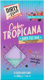 Dirty Works Cube Tropicana Bath Fizz Bar -        - 