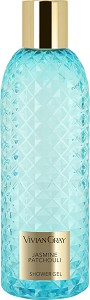 Vivian Gray Gemstone Jasmine & Patchouli Shower Gel -           Gemstone -  