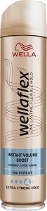 Wellaflex Instant Volume Boost Extra Strong Hold Hairspray -          - 