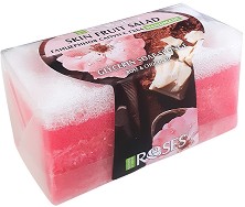 Nature of Agiva Roses Fruit Salad Glycerin Soap-Sponge -           - 