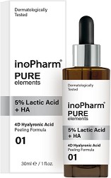 InoPharm Pure Elements 5% Lactic Acid + HA Peeling -     5%     - 