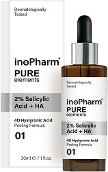 InoPharm Pure Elements 2% Salicylic Acid + HA Peeling -     2%     - 