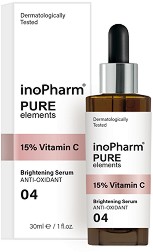 InoPharm Pure Elements 15% Vitamin C Brightening Serum -     15%  C - 