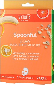 Victoria Beauty Spoonful 3-Day Magic Sheet Mask Set -   3      - 