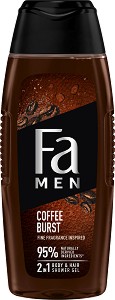 Fa Men Coffee Burst 2 in 1 Body & Hair Shower Gel -         -  