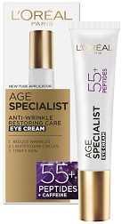 L'Oreal Paris Age Specialist Eye Cream 55+ -       Age Specialist - 