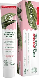 Nordics Sensitive Gums Organic Toothpaste -        -   