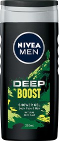 Nivea Men Deep Boost Shower Gel Limited Edition -       Deep -  