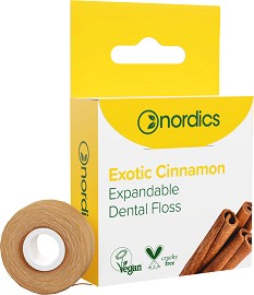 Nordics Expandable Dental Floss Cinnamon -      - 