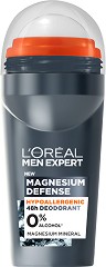 L'Oreal Men Expert Magnesium Defence Deodorant Roll-On -         Men Expert - 