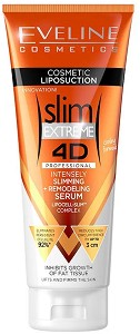 Eveline Slim Extreme 4D Slimming + Remodeling Serum -       Slim Extreme 4D - 