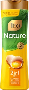 Teo Nature Egg 2 in 1 Shampoo & Conditioner -    2  1          Nature - 