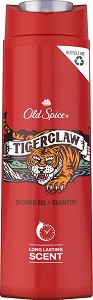 Old Spice Tiger Claw Shower Gel + Shampoo -     2  1   -  