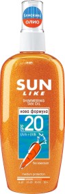 Sun Like Shimmering Tan Oil SPF 20 -        - 