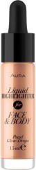 Aura Liquid Highlighter for Face & Body -       - 