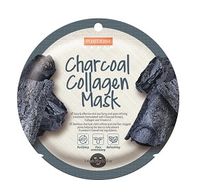 Purederm Charcoal Collagen Mask -        - 