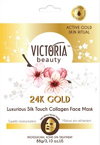 Victoria Beauty 24K Gold Silk Touch Collagen Mask -          24K Gold - 