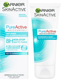 Garnier Pure Active Matte Control Moisturiser -          Pure Active - 