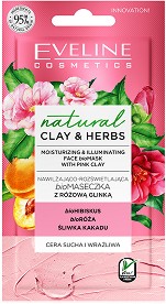 Eveline Natural Clay & Herbs Face Mask -          - 