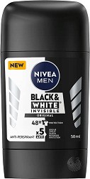 Nivea Men Black & White Anti-Perspirant Stick -         Black & White - 