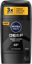 Nivea Men Deep Black Carbon Anti-Perspirant -         Deep - 