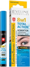 Eveline 8 in 1 Total Action Eyebrow Corrector -        Swiss Recipe - 