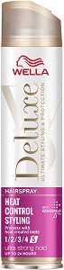 Wella Deluxe Heat Control Styling Hairspray -            Deluxe - 