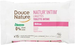 Douce Nature Intimate Cleansing Wipes - 15      -  