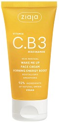 Ziaja Vitamin C.B3 Niacinamide Wake Me Up Face Cream -        Vitamin C.B3 Niacinamide - 