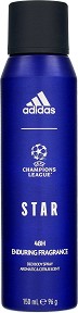 Adidas Men Champions League Star Body Spray -      Champions League - 