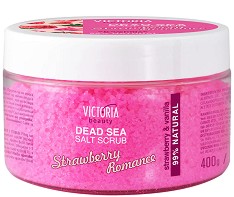 Victoria Beauty Dead Sea Salt Scrub Strawberry Romance -            - 