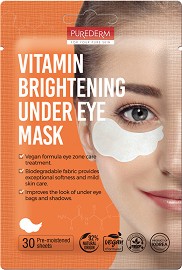 Purederm Vitamin Brightening Under Eye Mask - 30      - 