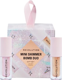 Makeup Revolution Mini Shimmer Bomb Lip Duo -      - 