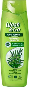 Wash & Go Cleanse & Purify Shampoo -       - 