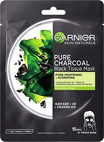 Garnier Pure Charcoal Black Tissue Mask -         - 