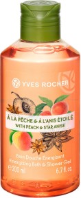 Yves Rocher Peach & Star Anise Bath & Shower Gel -               Plaisirs Nature -  